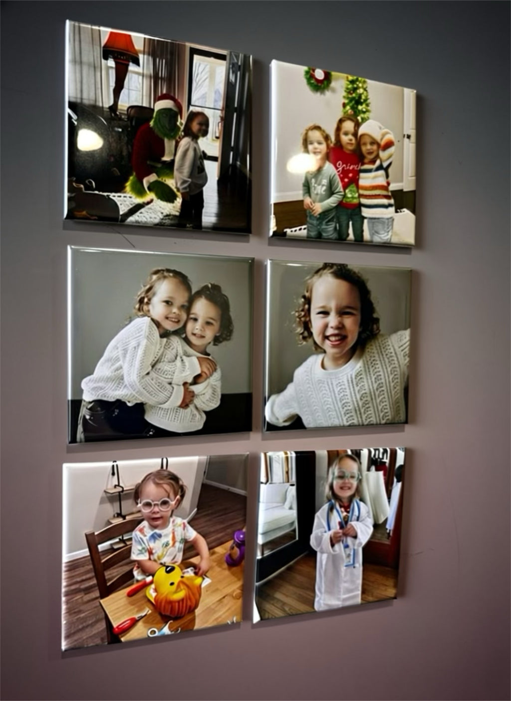 Square Photo Magnet (2.5" × 2.5") — Set of 6