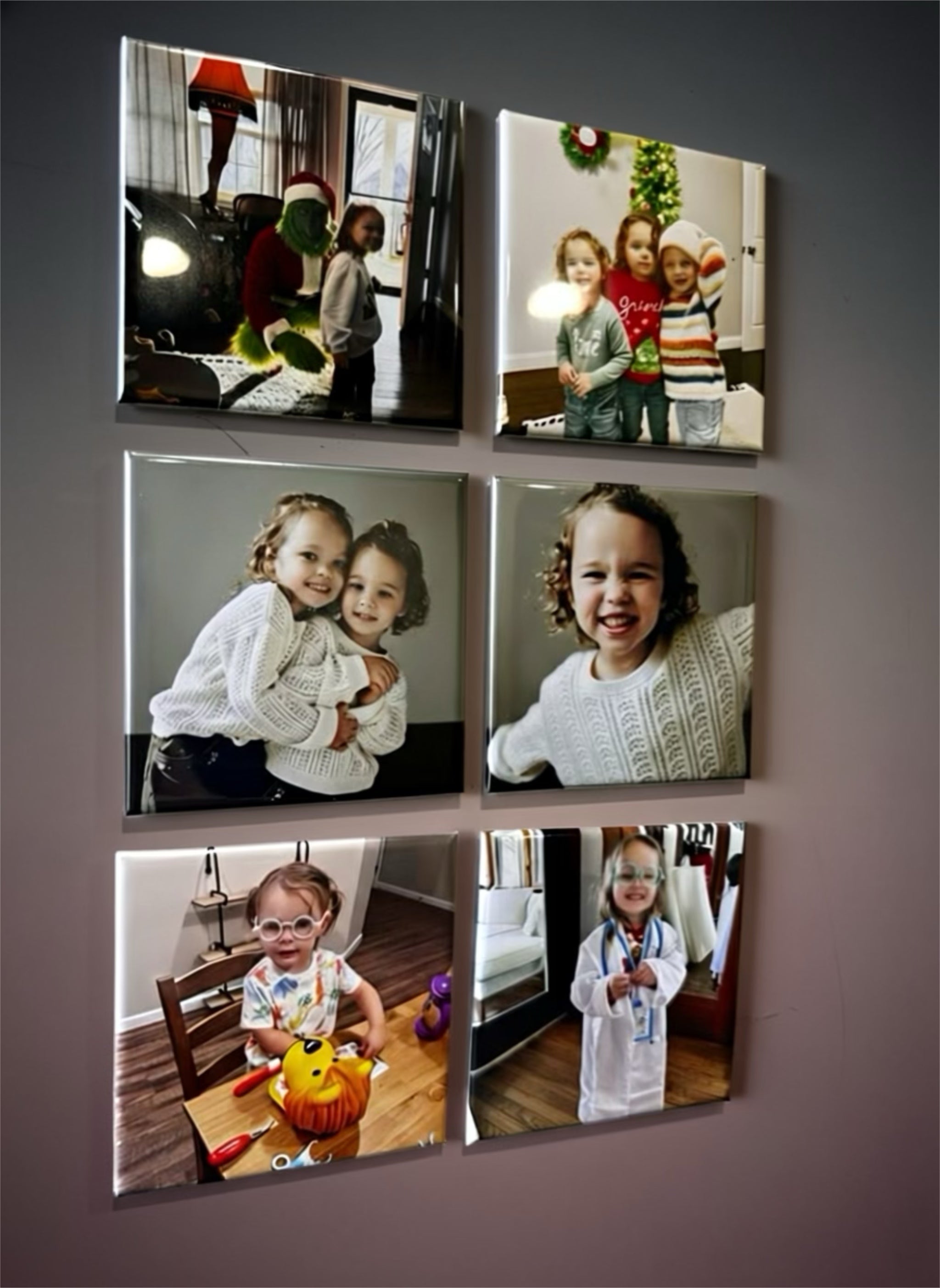 Square Photo Magnet (2.5" × 2.5") — Set of 6